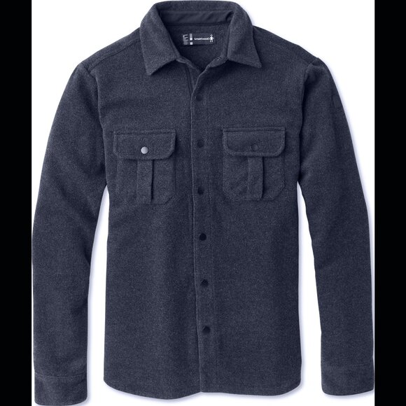 Smartwool Anchor Line Shirt Jacket - Dark Navy - Large - Picture 1 of 6